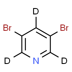 ChemSpider 2D Image | 3,5-Dibromo(~2~H_3_)pyridine | C5D3Br2N