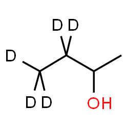 ChemSpider 2D Image | 2-(3,3,4,4,4-~2~H_5_)Butanol | C4H5D5O