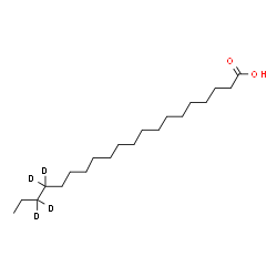 ChemSpider 2D Image | (17,17,18,18-~2~H_4_)Icosanoic acid | C20H36D4O2