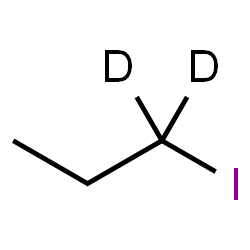ChemSpider 2D Image | 1-Iodopropane-1,1-d2 | C3H5D2I