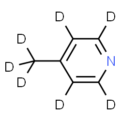 ChemSpider 2D Image | 4-Methylpyridine-d7 | C6D7N