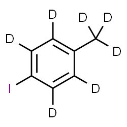 ChemSpider 2D Image | 1-Iodo-4-(~2~H_3_)methyl(~2~H_4_)benzene | C7D7I