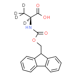 ChemSpider 2D Image | Fmoc-Ala-OH-2,3,3,3-d4 | C18H13D4NO4