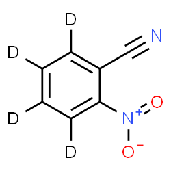 ChemSpider 2D Image | 2-Nitro(~2~H_4_)benzonitrile | C7D4N2O2