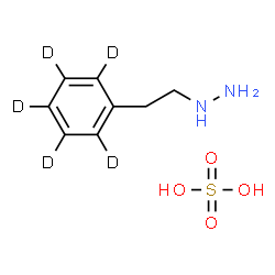 ChemSpider 2D Image | Phenelzine-d5 (sulfate) | C8H9D5N2O4S