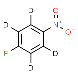 ChemSpider 2D Image | 1-Fluoro-4-nitro(~2~H_4_)benzene | C6D4FNO2