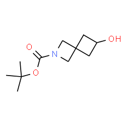 ChemSpider 2D Image | tert-Butyl 6-hydroxy-2-azaspiro[3.3]heptane-2-carboxylate | C11H19NO3