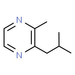 ChemSpider 2D Image | 2-Isobutyl-3-methylpyrazine | C9H14N2