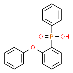ChemSpider 2D Image | (2-Phenoxyphenyl)phenylphosphinic acid | C18H15O3P