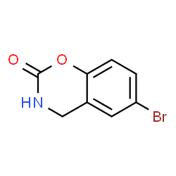 ChemSpider 2D Image | 6-Bromo-3,4-dihydro-2H-1,3-benzoxazin-2-one | C8H6BrNO2