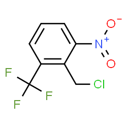 ChemSpider 2D Image | 2-(Chloromethyl)-1-nitro-3-(trifluoromethyl)benzene | C8H5ClF3NO2