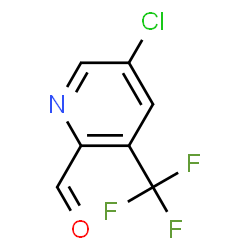 ChemSpider 2D Image | 5-Chloro-3-(trifluoromethyl)picolinaldehyde | C7H3ClF3NO