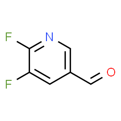 ChemSpider 2D Image | 5,6-Difluoronicotinaldehyde | C6H3F2NO
