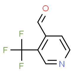 ChemSpider 2D Image | 3-(Trifluoromethyl)isonicotinaldehyde | C7H4F3NO
