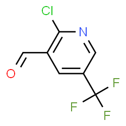 ChemSpider 2D Image | 2-Chloro-5-(trifluoromethyl)nicotinaldehyde | C7H3ClF3NO
