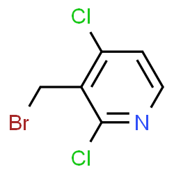 ChemSpider 2D Image | 3-(Bromomethyl)-2,4-dichloropyridine | C6H4BrCl2N