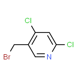 ChemSpider 2D Image | 5-(Bromomethyl)-2,4-dichloropyridine | C6H4BrCl2N