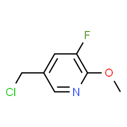 ChemSpider 2D Image | 5-(Chloromethyl)-3-fluoro-2-methoxypyridine | C7H7ClFNO