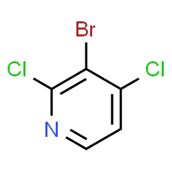 ChemSpider 2D Image | 3-Bromo-2,4-dichloropyridine | C5H2BrCl2N
