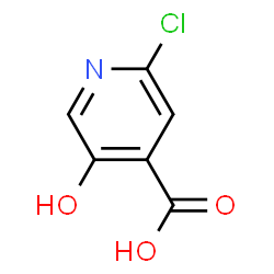 ChemSpider 2D Image | 2-Chloro-5-hydroxyisonicotinic acid | C6H4ClNO3
