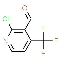 ChemSpider 2D Image | 2-Chloro-4-(trifluoromethyl)nicotinaldehyde | C7H3ClF3NO