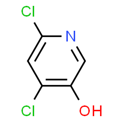 ChemSpider 2D Image | 4,6-Dichloro-3-pyridinol | C5H3Cl2NO