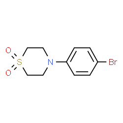 ChemSpider 2D Image | 4-(4-Bromophenyl)thiomorpholine 1,1-dioxide | C10H12BrNO2S