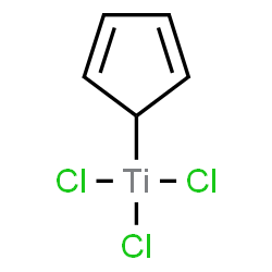 ChemSpider 2D Image | Trichloro(2,4-cyclopentadien-1-yl)titanium | C5H5Cl3Ti