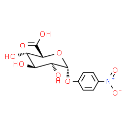 ChemSpider 2D Image | 4-Nitrophenyl beta-L-gulopyranosiduronic acid | C12H13NO9