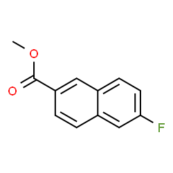 ChemSpider 2D Image | Methyl 6-fluoro-2-naphthoate | C12H9FO2