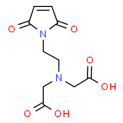 ChemSpider 2D Image | 2,2'-{[2-(2,5-Dioxo-2,5-dihydro-1H-pyrrol-1-yl)ethyl]imino}diacetic acid | C10H12N2O6