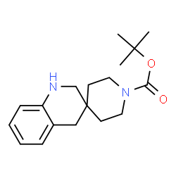 ChemSpider 2D Image | tert-Butyl 2',4'-dihydro-1'H-spiro[piperidine-4,3'-quinoline]-1-carboxylate | C18H26N2O2