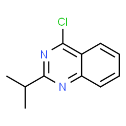 ChemSpider 2D Image | 4-Chloro-2-isopropylquinazoline | C11H11ClN2