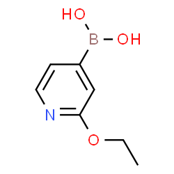 ChemSpider 2D Image | 2-Ethoxypyridine-4-boronic acid | C7H10BNO3