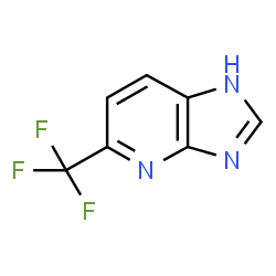 ChemSpider 2D Image | 5-(Trifluoromethyl)-1H-imidazo[4,5-b]pyridine | C7H4F3N3