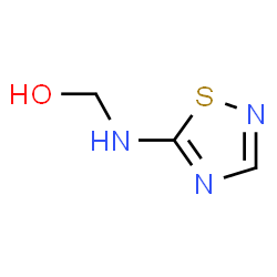 ChemSpider 2D Image | (1,2,4-Thiadiazol-5-ylamino)methanol | C3H5N3OS