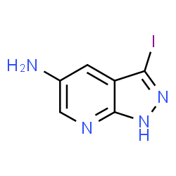 ChemSpider 2D Image | 3-Iodo-1H-pyrazolo[3,4-b]pyridin-5-amine | C6H5IN4