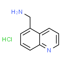 ChemSpider 2D Image | Quinolin-5-ylmethanamine hydrochloride | C10H11ClN2