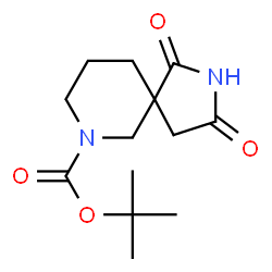 ChemSpider 2D Image | tert-butyl 1,3-dioxo-2,7-diazaspiro[4.5]decane-7-carboxylate | C13H20N2O4
