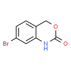 ChemSpider 2D Image | 7-bromo-2,4-dihydro-1H-3,1-benzoxazin-2-one | C8H6BrNO2