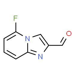 ChemSpider 2D Image | 5-Fluoroimidazo[1,2-a]pyridine-2-carbaldehyde | C8H5FN2O