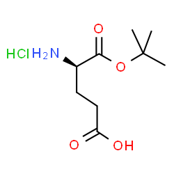ChemSpider 2D Image | (4R)-4-Amino-5-[(2-methyl-2-propanyl)oxy]-5-oxopentanoic acid hydrochloride (1:1) | C9H18ClNO4