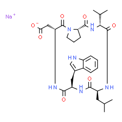 ChemSpider 2D Image | BQ-123 SODIUM | C31H41N6NaO7