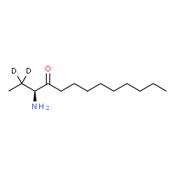 ChemSpider 2D Image | (3S)-3-Amino-4-(2,2-~2~H_2_)tridecanone | C13H25D2NO