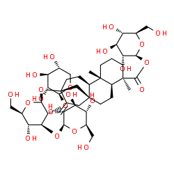 ChemSpider 2D Image | rebaudioside F | C43H68O22