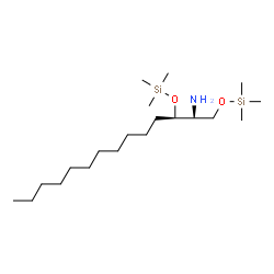 ChemSpider 2D Image | (4R,5S)-2,2,8,8-Tetramethyl-4-undecyl-3,7-dioxa-2,8-disilanonan-5-amine | C20H47NO2Si2