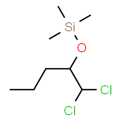 ChemSpider 2D Image | [(1,1-Dichloro-2-pentanyl)oxy](trimethyl)silane | C8H18Cl2OSi