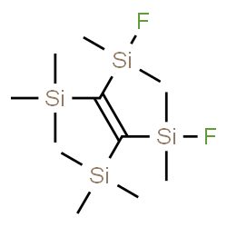 ChemSpider 2D Image | {(Z)-1,2-Bis[fluoro(dimethyl)silyl]-1,2-ethenediyl}bis(trimethylsilane) | C12H30F2Si4