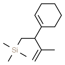 ChemSpider 2D Image | [2-(1-Cyclohexen-1-yl)-3-methyl-3-buten-1-yl](trimethyl)silane | C14H26Si