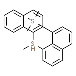 ChemSpider 2D Image | Trimethyl{8-[methyl(1-naphthyl)silyl]-1-naphthyl}silane | C24H26Si2